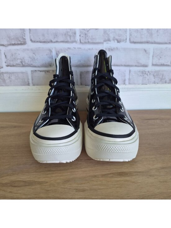 ⭐Converse Lift Double Stack Platform 7 Men\'s Shoes Sneaker Leather Black A12977C main image 6